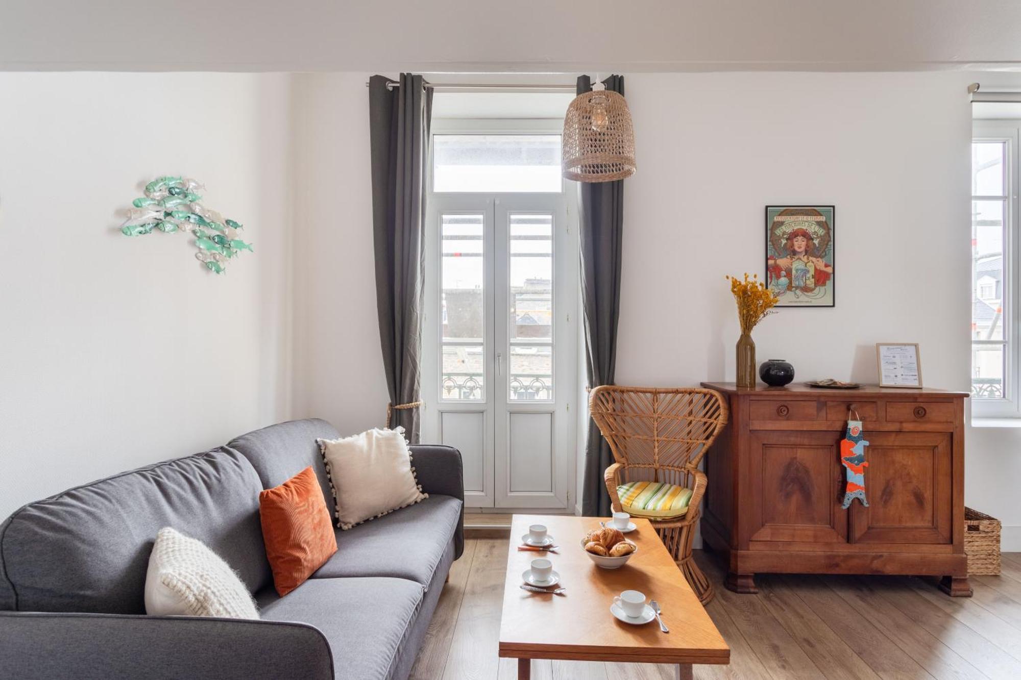 Coquillages Et Crustaces - Avec Balcon Vue Appartement Saint-Malo